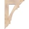 Ekena Millwork Merced Traditional Smooth Bracket w/ Offset Brace, Douglas Fir, 7 1/2"W x 26"D x 38"H BKT0806X26X38MRC01SDF - alternate 2